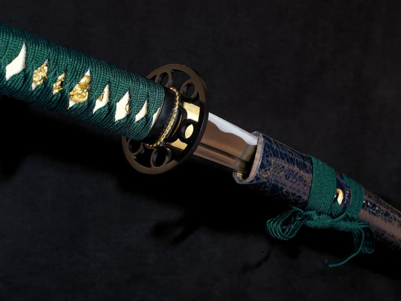 Katana afilada "El espiritu del lago" #Terressens Katana afilada "El espiritu del lago" #Terressens