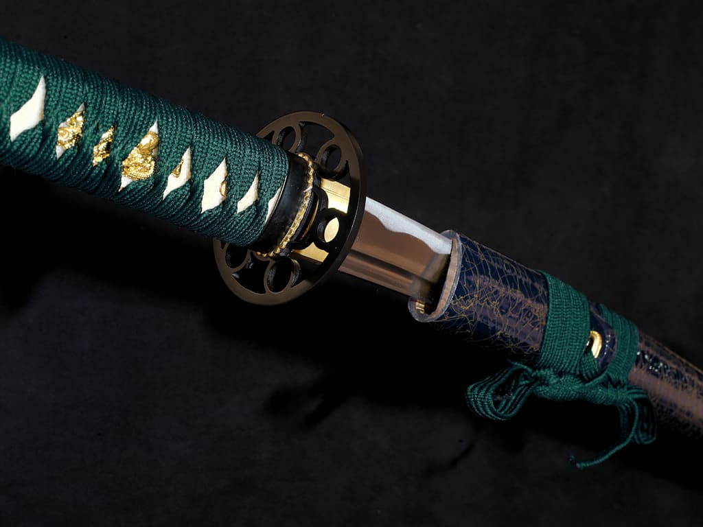 Katana afilada "El espiritu del lago" #Terressens Katana afilada "El espiritu del lago" #Terressens