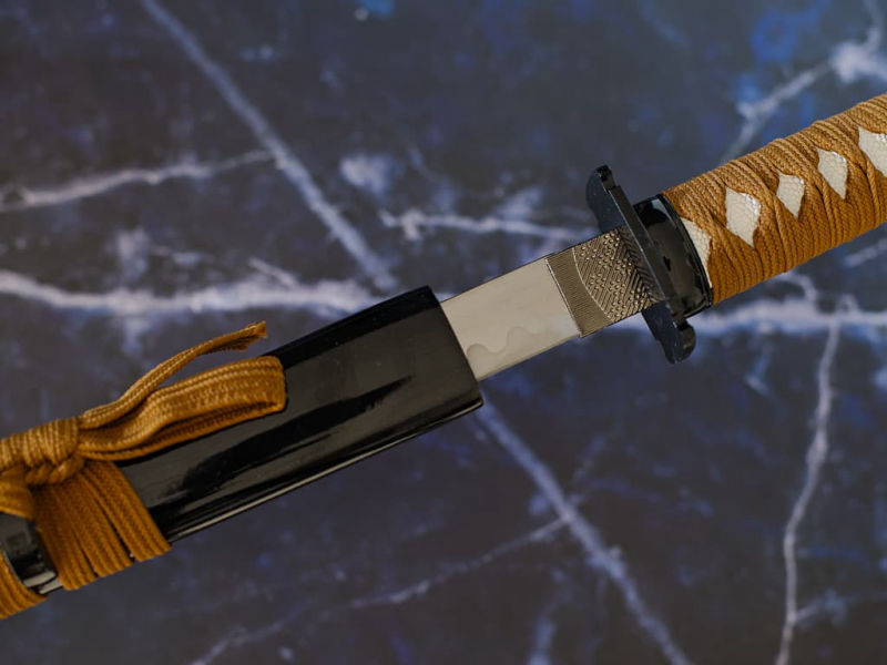 Kintsugi (金継ぎ), katana "Samurai de oro", #decoraciónTerressens