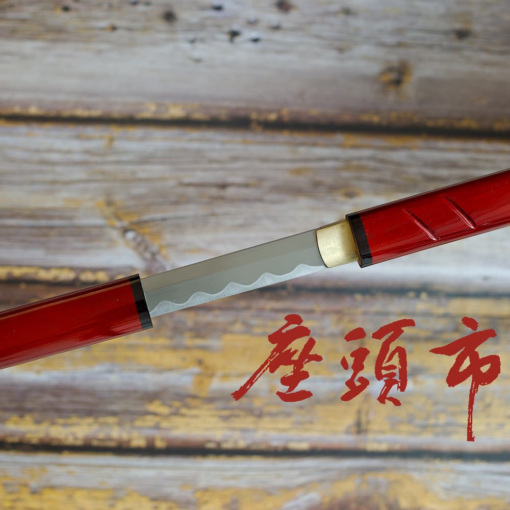 Espada Zatoïchi (座頭市, Zatōichi), modelo rojo afilado #Terressens