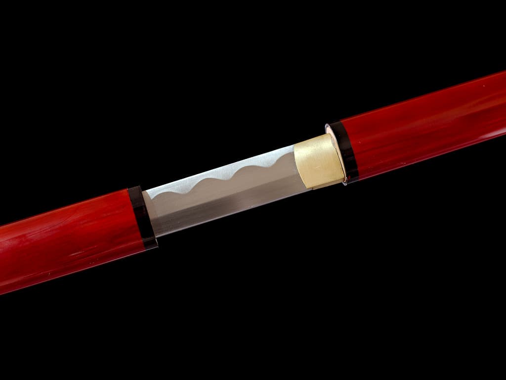 Espada Zatoïchi (座頭市, Zatōichi), modelo rojo afilado #Terressens Espada Zatoïchi (座頭市, Zatōichi), modelo rojo afilado #Terressens