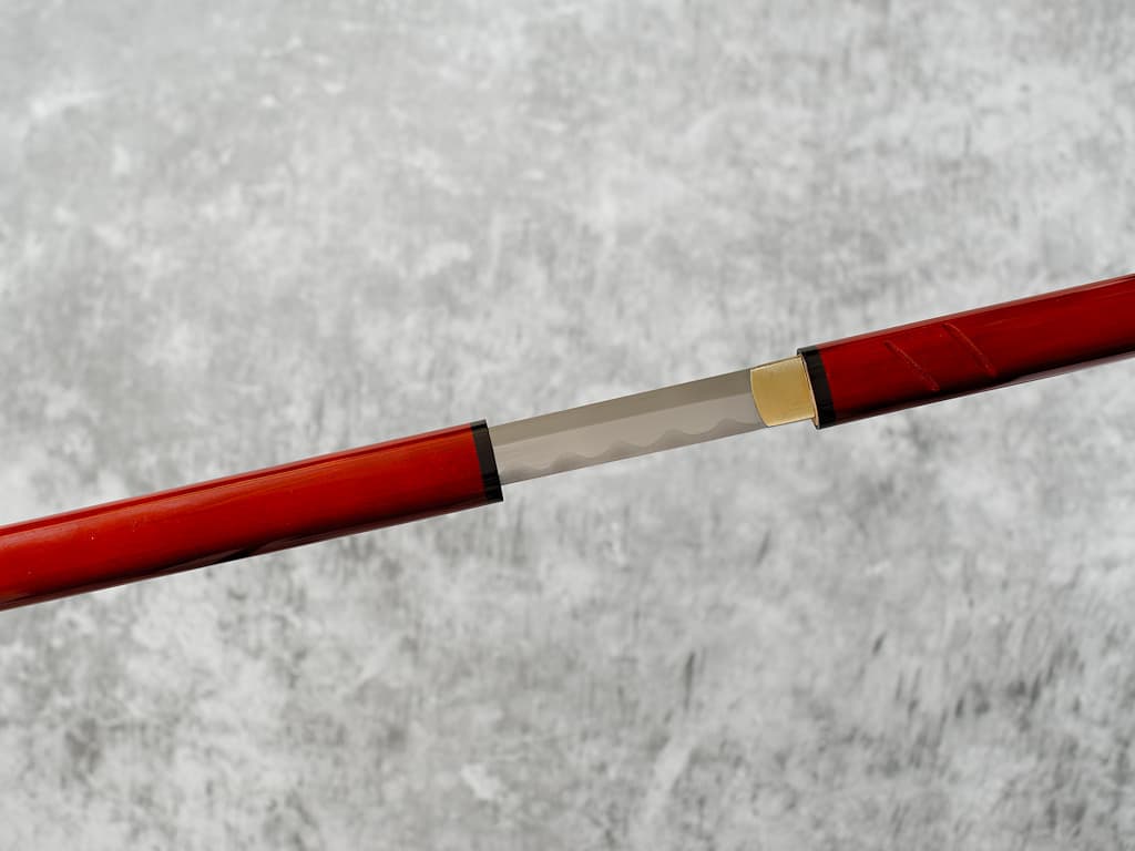 Espada Zatoïchi (座頭市, Zatōichi), modelo rojo afilado #Terressens Espada Zatoïchi (座頭市, Zatōichi), modelo rojo afilado #Terressens