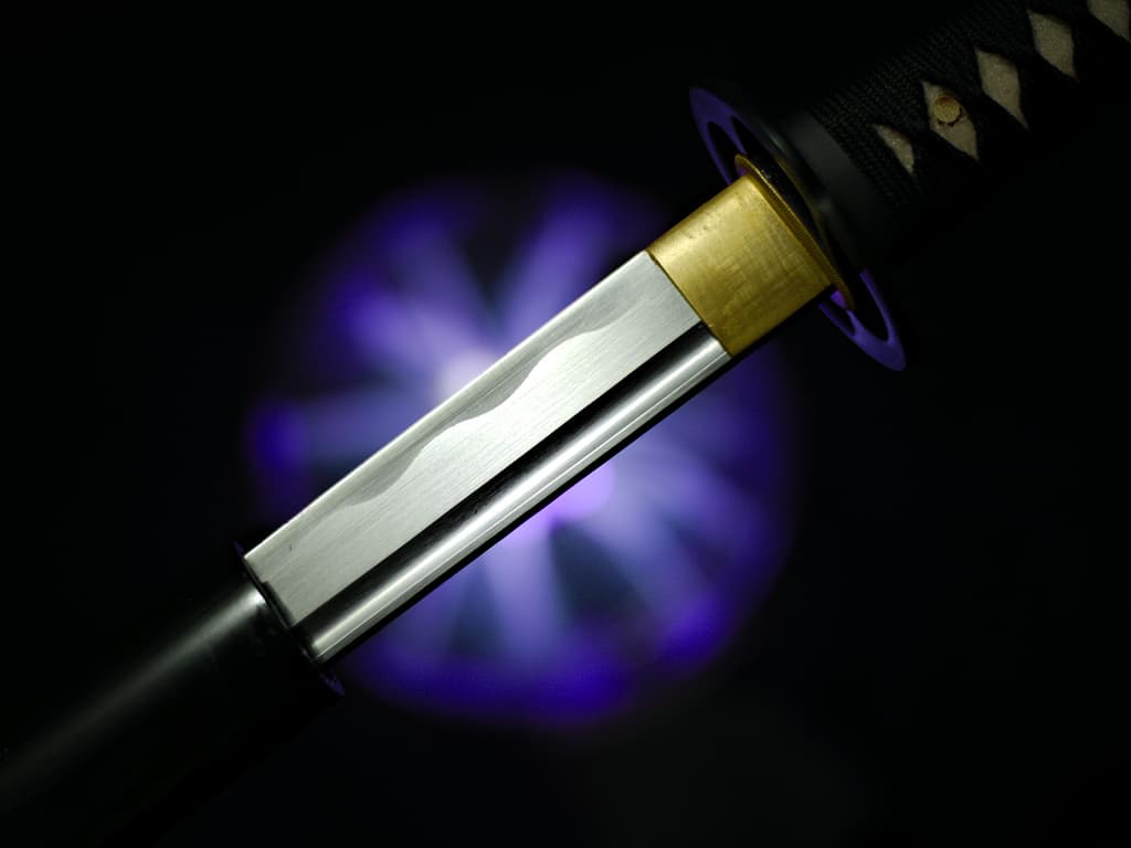 Kuro no tenshi, wakizashi afilado "Ángel negro" (黒の天使) #Terressens