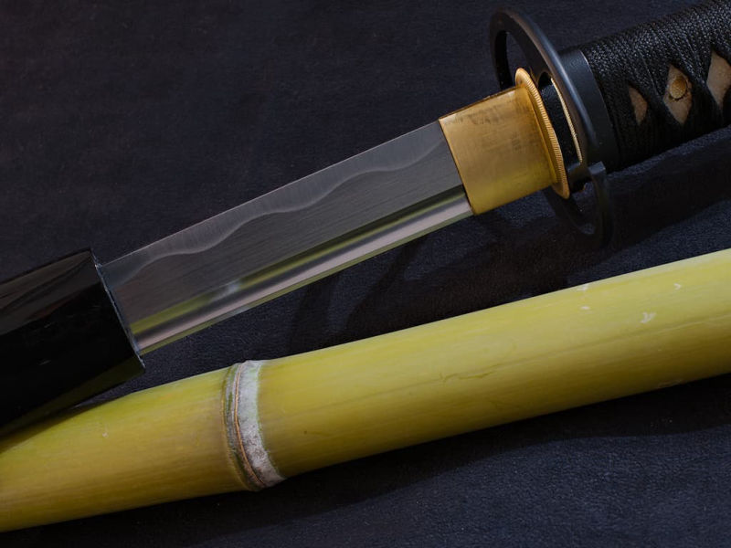 Kuro no tenshi, wakizashi afilado "Ángel negro" (黒の天使) #Terressens