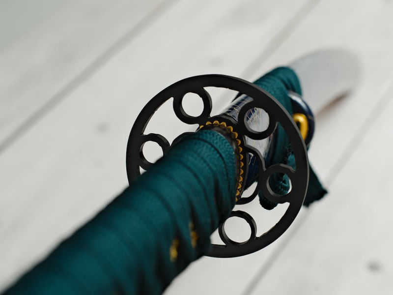 El espiritu del lago" wakizashi afilado #Terressens