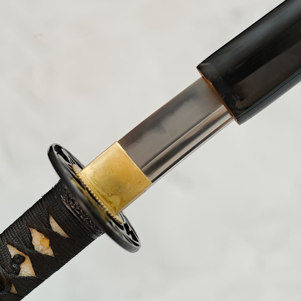 Katana "Tsuru" (鶴 grulla japonesa), forja Kobuse, templado selectivo #Terressens Katana "Tsuru" (鶴 grulla japonesa), forja Kobuse, templado selectivo #Terressens
