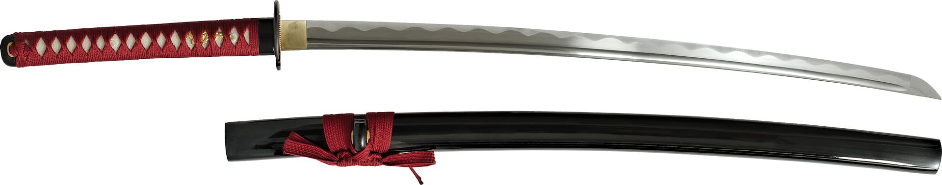 Katana "Garras de dragón" roja, Maru 1060 #Terressens