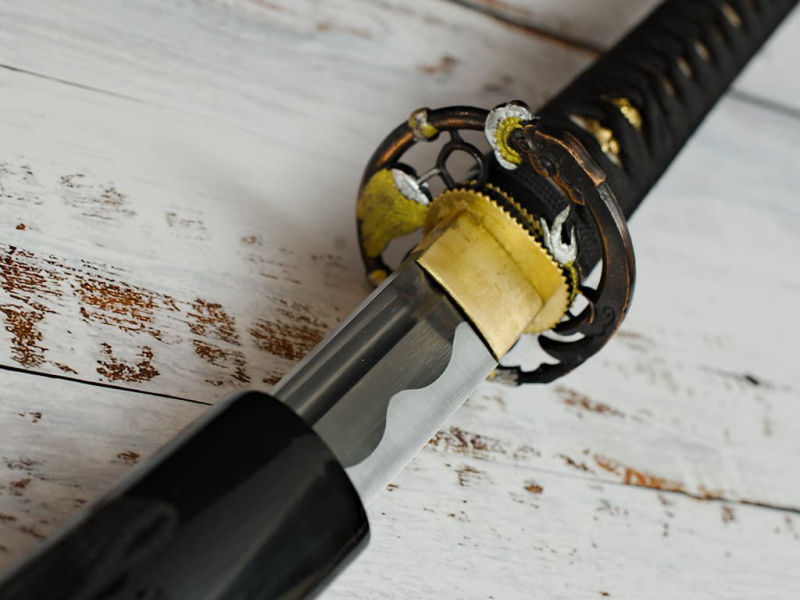 Katana "Shokubutsu" (植物 planta, vegetal) negro, Maru 1060 #Terressens Katana "Shokubutsu" (植物 planta, vegetal) negro, Maru 1060 #Terressens