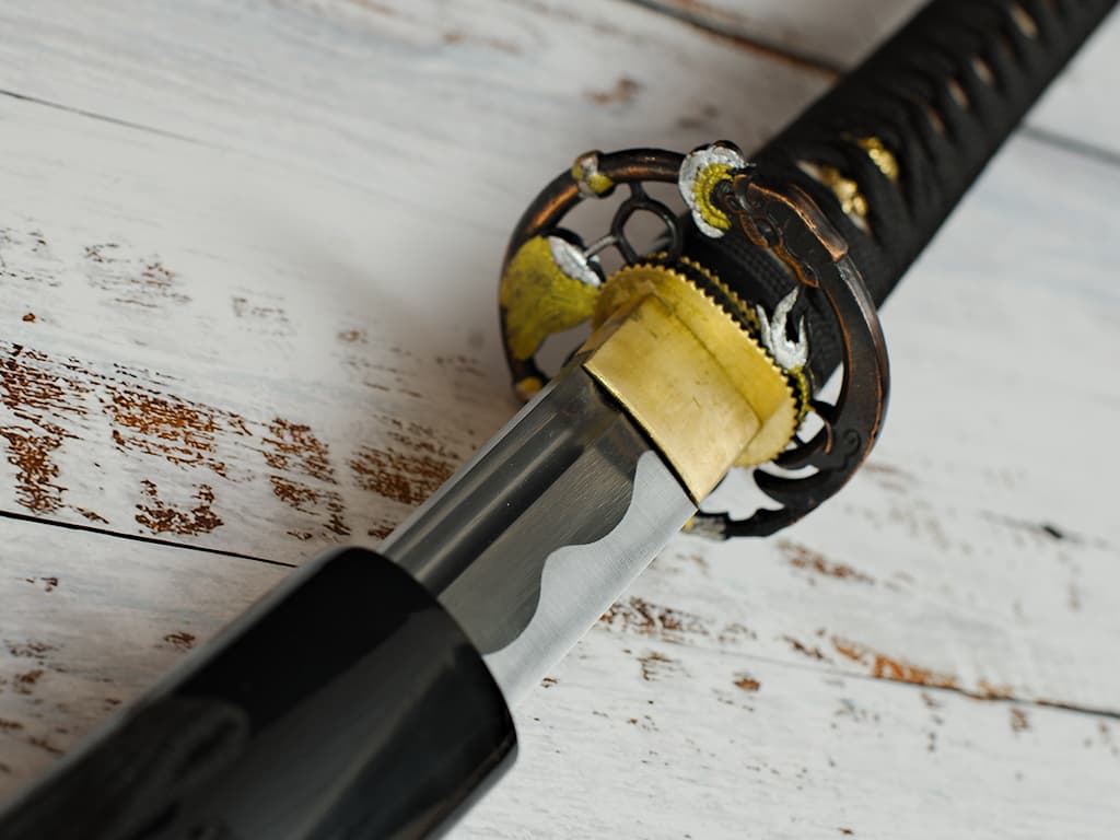 Katana "Shokubutsu" (植物 planta, vegetal) negro, Maru 1060 #Terressens Katana "Shokubutsu" (植物 planta, vegetal) negro, Maru 1060 #Terressens