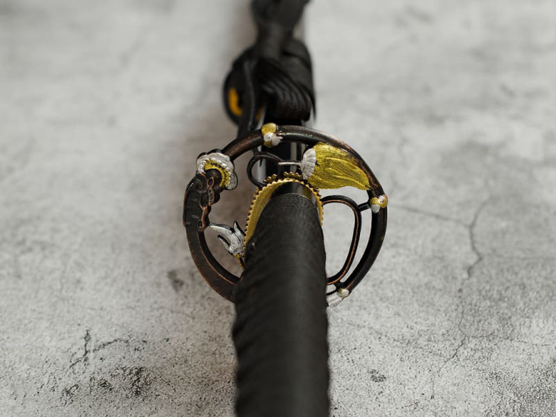 Katana "Shokubutsu" (植物 planta, vegetal) negro, Maru 1060 #Terressens Katana "Shokubutsu" (植物 planta, vegetal) negro, Maru 1060 #Terressens