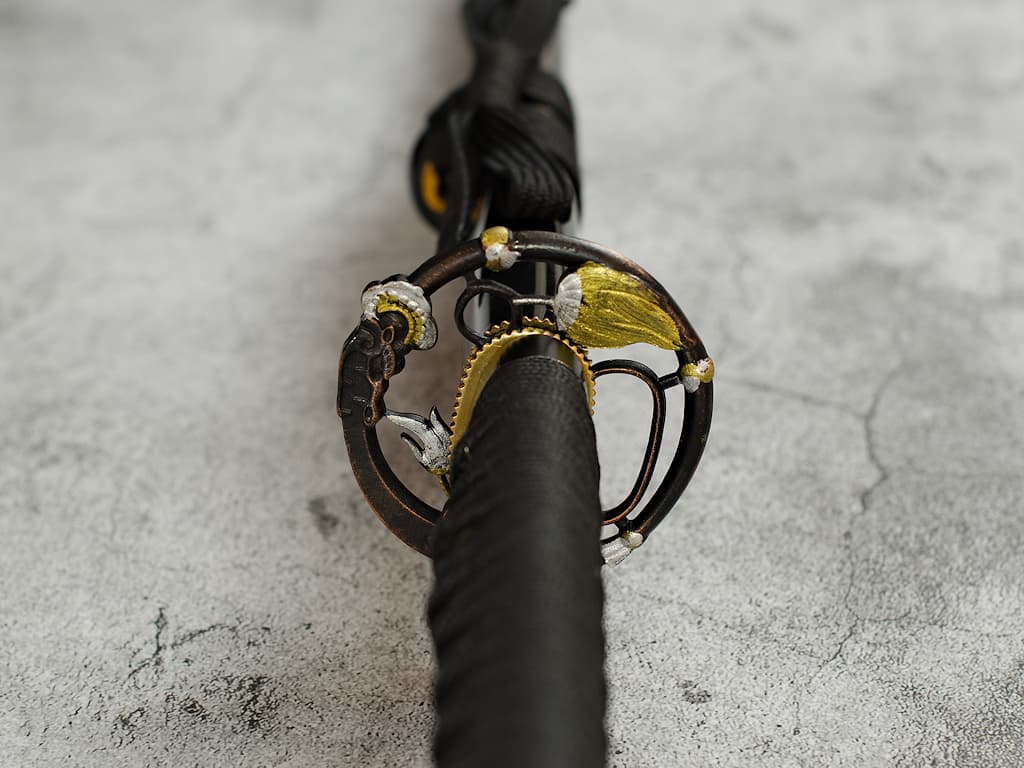 Katana "Shokubutsu" (植物 planta, vegetal) negro, Maru 1060 #Terressens Katana "Shokubutsu" (植物 planta, vegetal) negro, Maru 1060 #Terressens