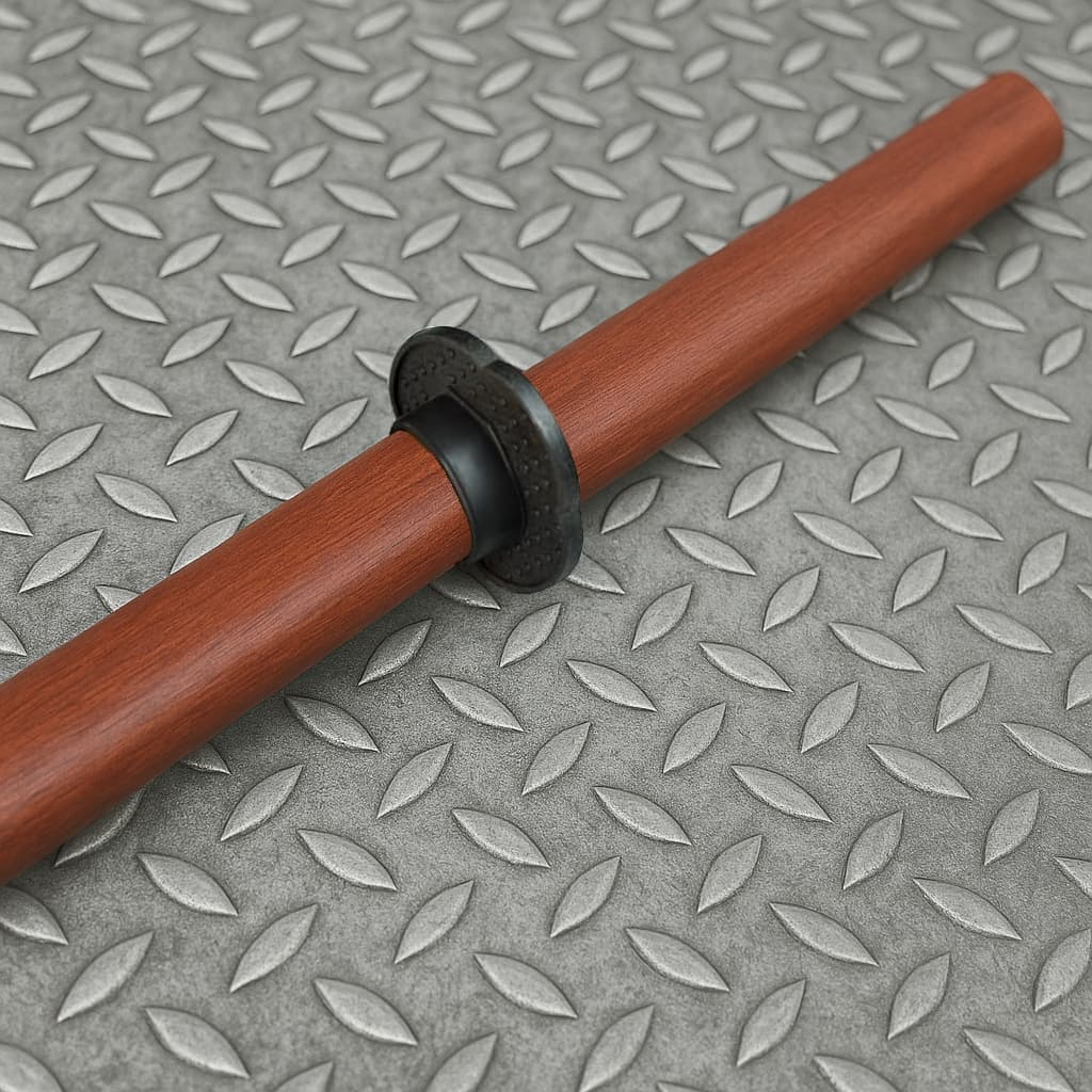 Bokken Ryū de caoba (龍 dragón japonés) con tsuba #Terressens