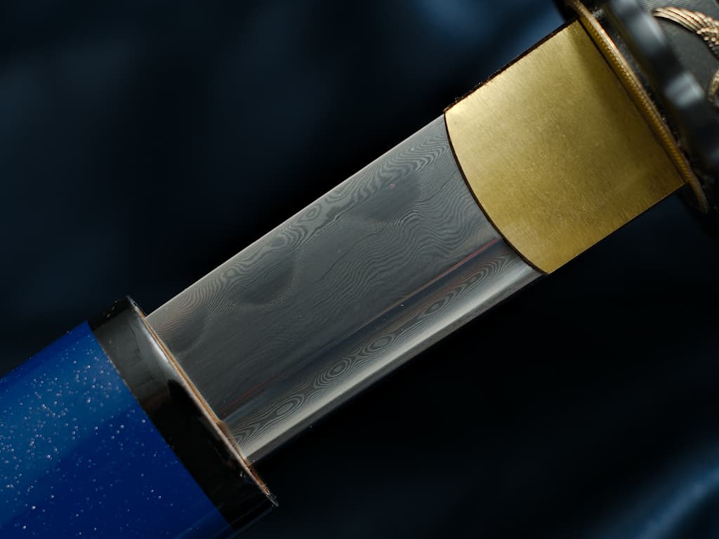 Katana "Hoshizora" (星空 cielo estrellado), forja de Damasco, hamon auténtico #Terressens Katana "Hoshizora" (星空 cielo estrellado), forja de Damasco, hamon auténtico #Terressens