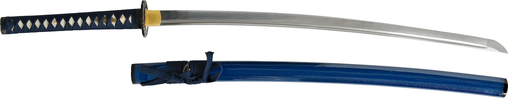 Katana "Hoshizora" (星空 cielo estrellado), forja de Damasco, hamon auténtico #Terressens
