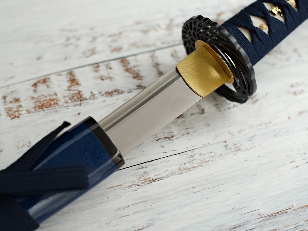 Katana "Hoshizora" (星空 cielo estrellado), forja de Damasco, hamon auténtico #Terressens Katana "Hoshizora" (星空 cielo estrellado), forja de Damasco, hamon auténtico #Terressens