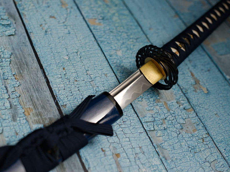 Katana "Hoshizora" (星空 cielo estrellado), forja de Damasco, hamon auténtico #Terressens Katana "Hoshizora" (星空 cielo estrellado), forja de Damasco, hamon auténtico #Terressens