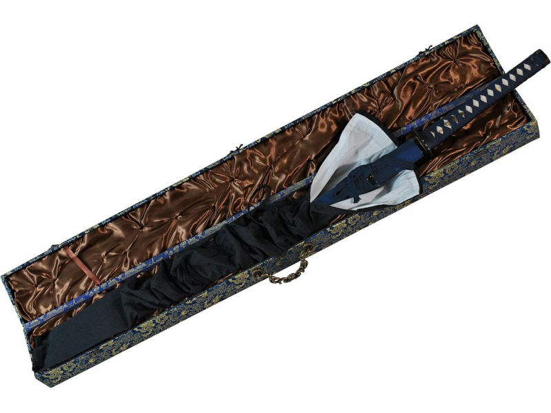 Katana "Hoshizora" (星空 cielo estrellado), forja de Damasco, hamon auténtico #Terressens Katana "Hoshizora" (星空 cielo estrellado), forja de Damasco, hamon auténtico #Terressens