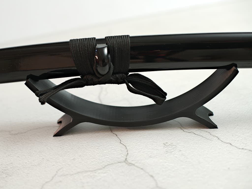 Soporte para katana "Sutairisshu" (スタイリッシュ, diseño, con estilo, elegante), un lugar #Terressens Soporte para katana "Sutairisshu" (スタイリッシュ, diseño, con estilo, elegante), un lugar #Terressens