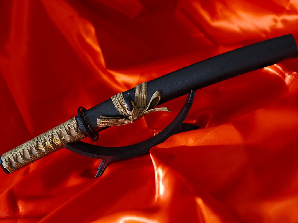 Soporte para katana "Sutairisshu" (スタイリッシュ, diseño, con estilo, elegante), un lugar #Terressens Soporte para katana "Sutairisshu" (スタイリッシュ, diseño, con estilo, elegante), un lugar #Terressens