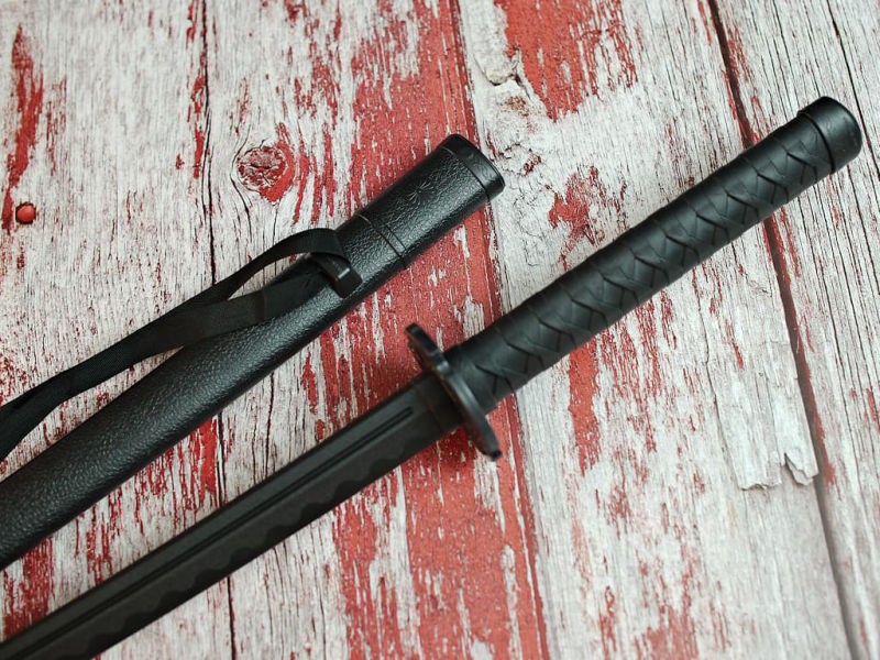 "Teikō" (抵抗, resistencia), bokken de polipropileno con saya #Terressens