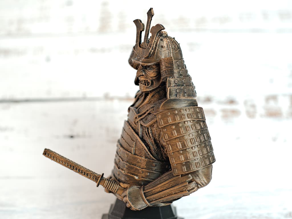 Busto samurai con katana #Terressens Busto samurai con katana #Terressens