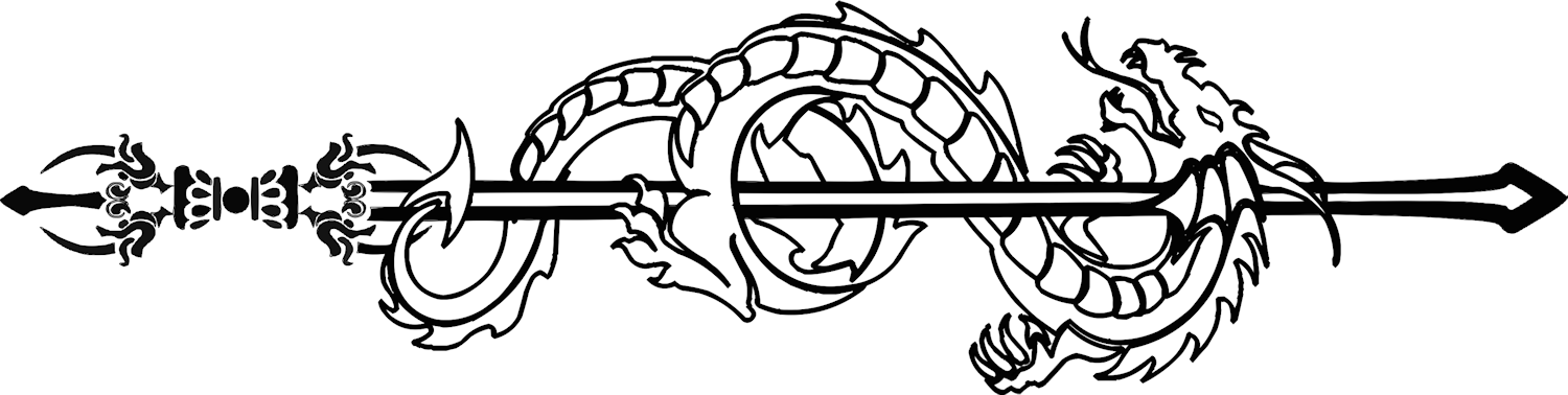 Serie "Inspiración": Fudō Myōō (不動明王) en su forma de dragón envuelto en una espada (Kurikara Fudō).