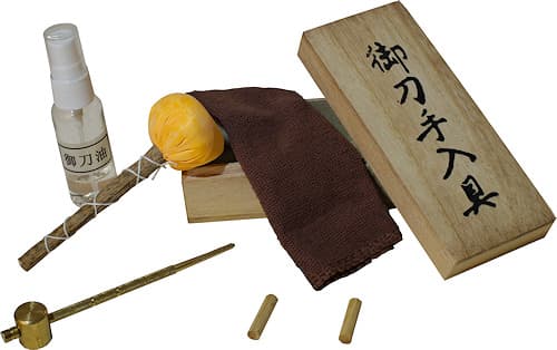 Kit de mantenimiento para hoja de katana (shinken) #Terressens Kit de mantenimiento para hoja de katana (shinken) #Terressens